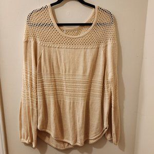 Knox Rose (Target) - Scoop Neck Pullover Sweater - Cream - 2X